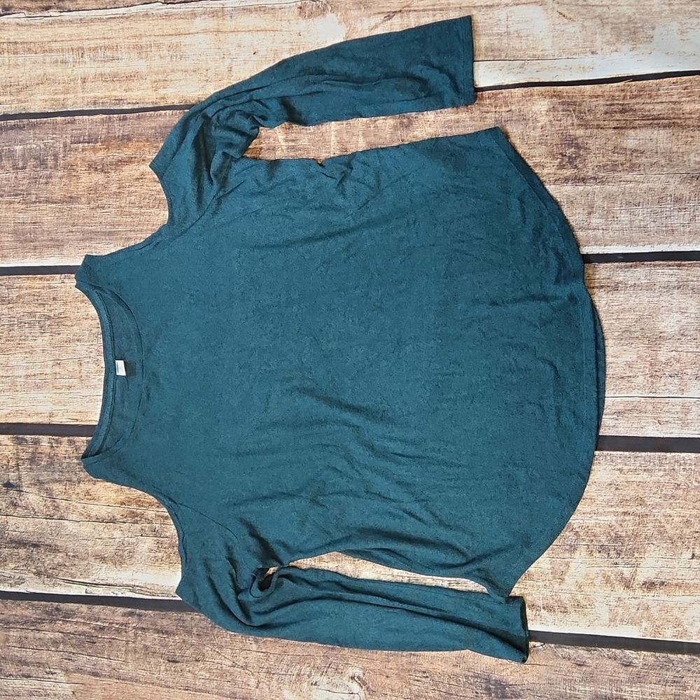 Teal Cold Shoulder Top by Old Navy Size XL